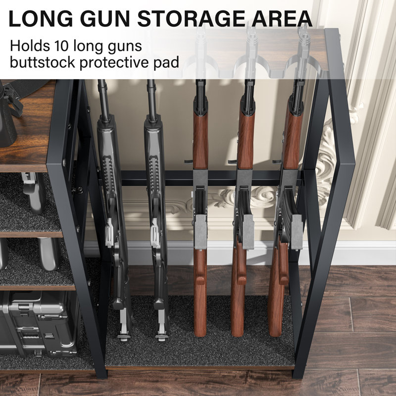 kepptory Indoor Gun Racks, Floor Standing Gun Display Stand